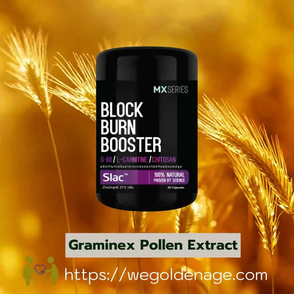 SLAC Graminex Pollen Extract – A weight management supplement with flower pollen, chitosan, and herbal extracts for better health.